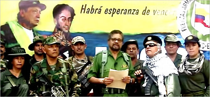 FARC’ın silahlı mücadeleye çağıran yöneticilerine tutuklama kararı