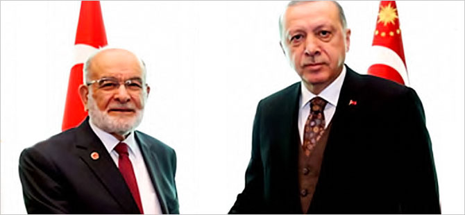 Karamollaoğlu, Cumhurbaşkanı Erdoğan ile görüştü