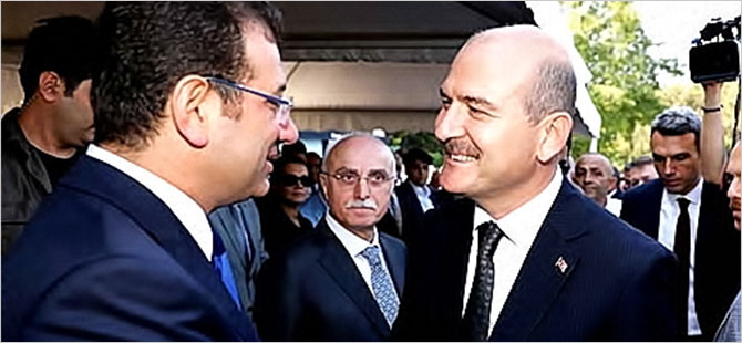 Süleyman Soylu ile Ekrem İmamoğlu törende bir araya geldi