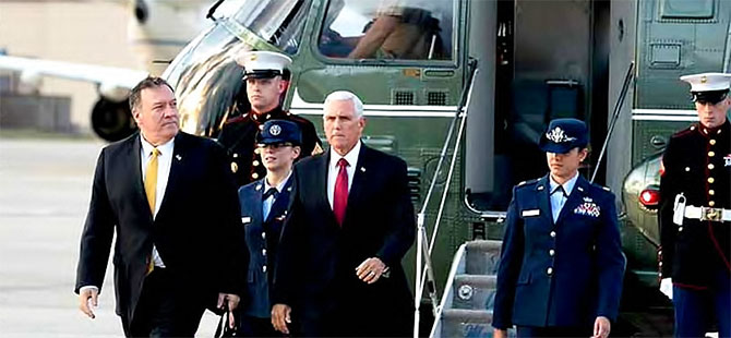 Pence başkanlığındaki ABD heyeti Ankara'da