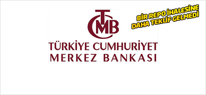 Merkez Bankası repo ihalesine teklif gelmedi