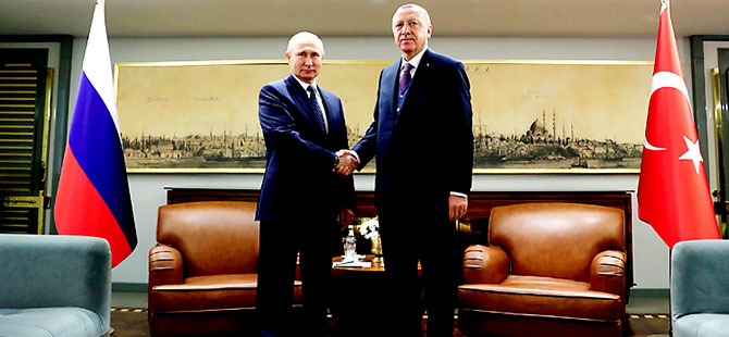 Erdoğan-Putin görüşmesi sona erdi