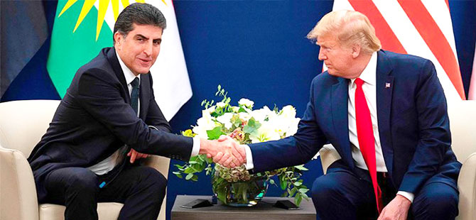 Neçirvan Barzani ile Trump Davos’ta görüştü