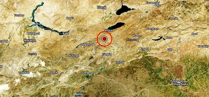 Elazığ'da 6.8 büyüklüğünde deprem