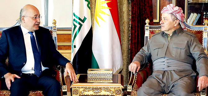 Mesud Barzani, Berhem Salih’i kabul etti