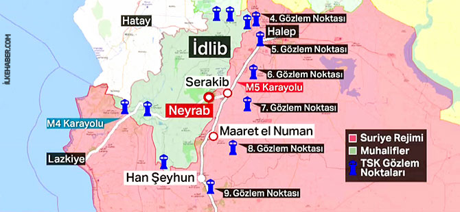 'İdlib'de ateşkes' kararı yürürlüğe girdi