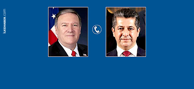 Pompeo ile Barzani telefonda görüştü