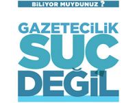 Gazetecilerden yeni kampanya: ‘Gazetecilik suç değildir!’