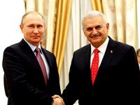 Putin ve Yıldırım, Kremlin'de görüştü