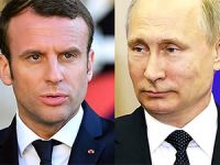 Macron Putin'i Versailles Sarayı'nda ağırlıyor